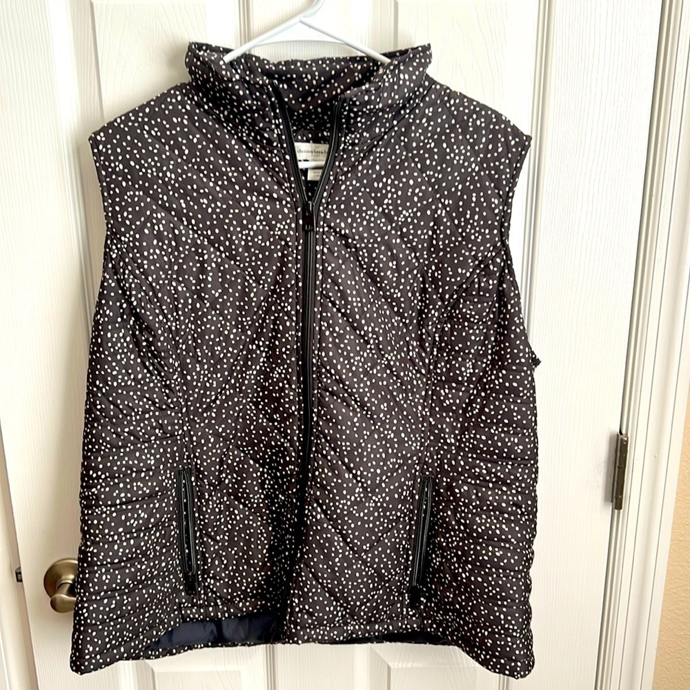 Christopher & Banks Puffer Vest Quilted Padded Sleeveless Jacket Size‎ xl